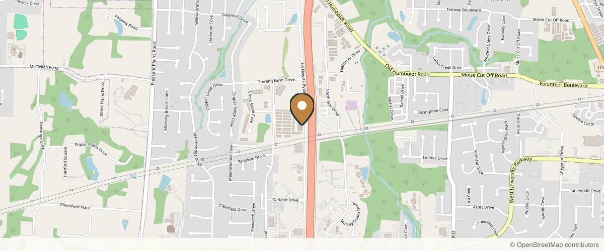 Map showing the exact location of Halo Med Spa at 3021 US-45 BYP Ste 105, Jackson, TN 38305, USA