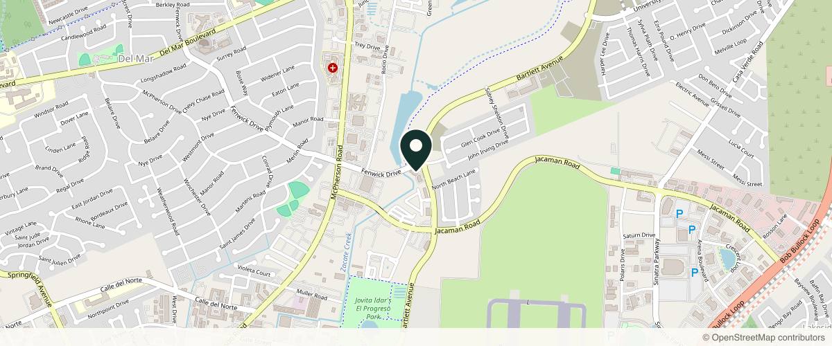 Map showing the exact location of Honey by Nurse Jett Med Spa at 1119 Fenwick Dr Ste 203, Laredo, TX 78041, USA