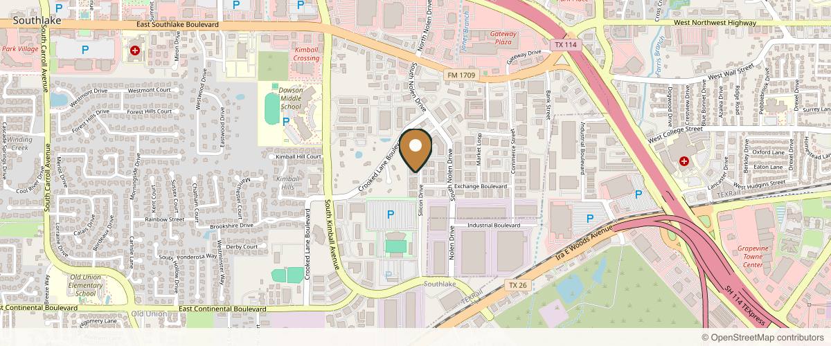 Map showing the exact location of I Love My Look Aesthetics (Sothlake Location) at 540 Silicon Dr Ste 102, Southlake, TX 76092, USA