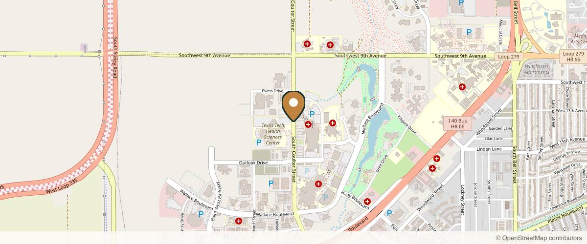 Map showing the exact location of IAM Medical Aesthetics at 1301 Coulter St Suite 413, Amarillo, TX 79106, USA