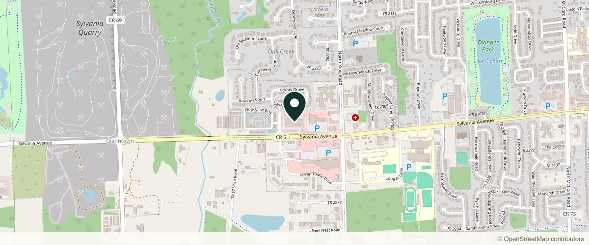 Map showing the exact location of iBeauty Medspa: Center For Laser & Cosmetic Surgery at 7640 W Sylvania Ave # H, Sylvania, OH 43560, USA