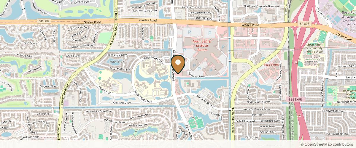 Map showing the exact location of Icon MD Medical Spa + Laser Center Boca Raton at 21200 St Andrews Blvd Ste 6, Boca Raton, FL 33433, USA