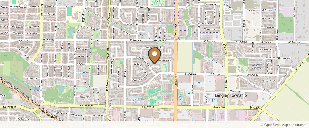 Map showing the exact location of Iconic Beauty Bar at 2351 Wakefield Ct, Langley, BC V2Y 1E4, Canada
