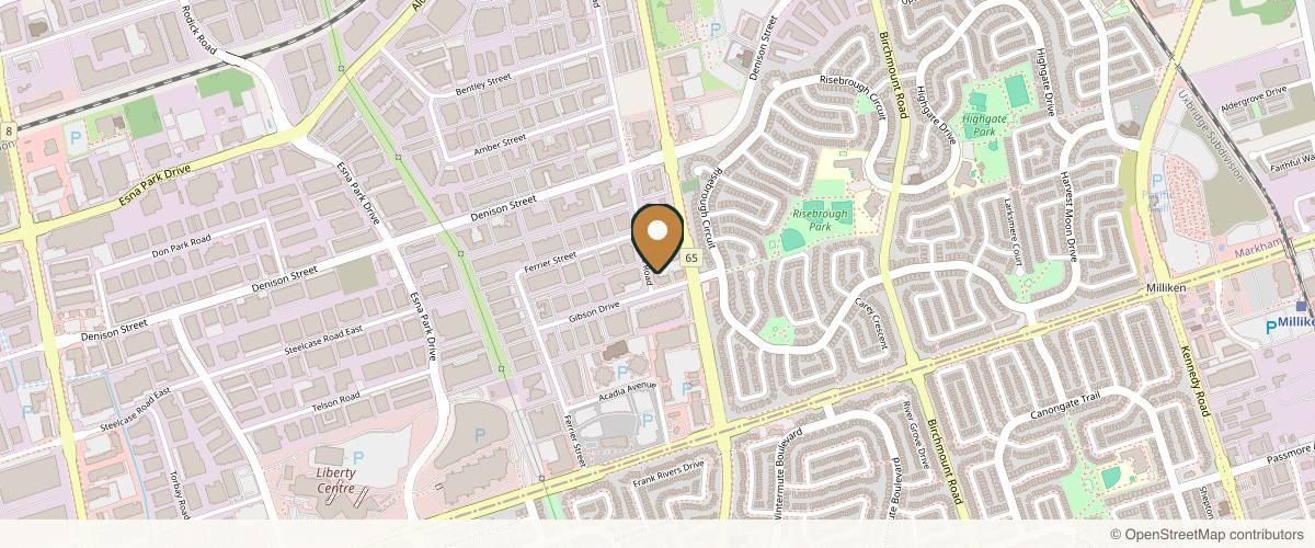 Map showing the exact location of ID Cosmetic Clinic (ID医美诊所) at 30 Gibson Dr Unit 113-115-116-117, Markham, ON L3R 2S3, Canada