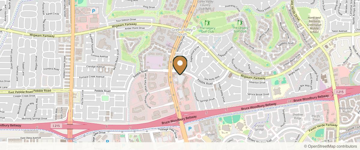 Map showing the exact location of Ideal Image Henderson at Pebble Marketplace, 1550 N Green Valley Pkwy #360, Henderson, NV 89074, USA