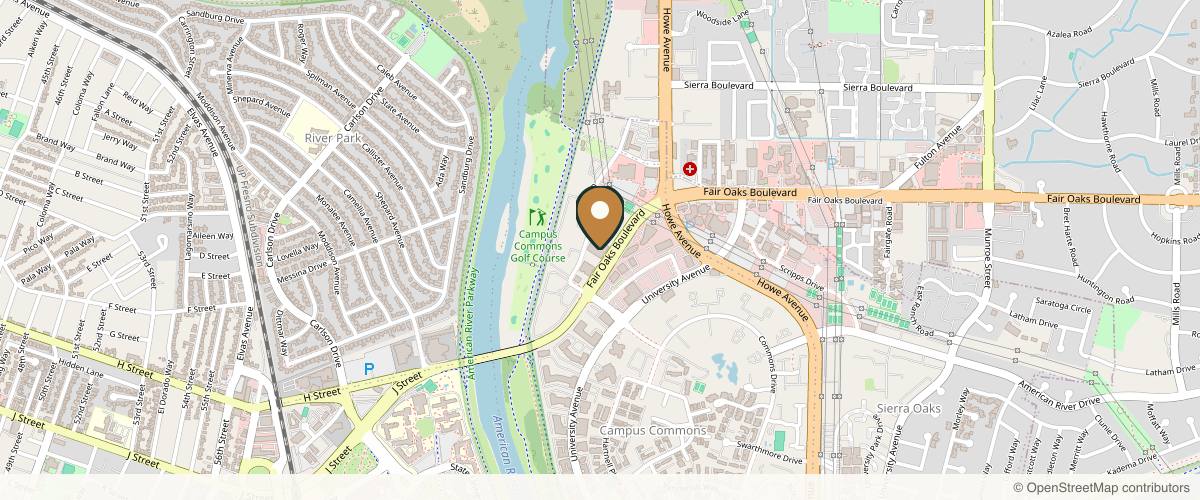 Map showing the exact location of Ideal Plastic Surgery at 77 Cadillac Dr Ste 170, Sacramento, CA 95825, USA