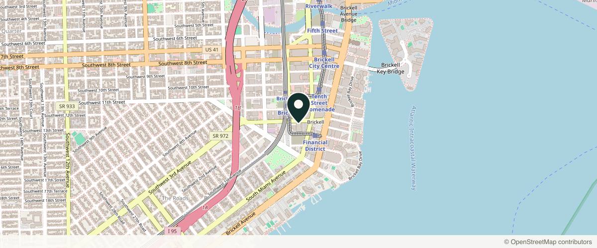 Map showing the exact location of Infinity Beauty Lab Med Spa at 40 SW 13th St Ste 606, Miami, FL 33130, USA
