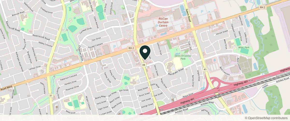 Map showing the exact location of Injectables by Nurse J at 15 Harwood Ave S Unit 104, Ajax, ON L1S 2B9, Canada