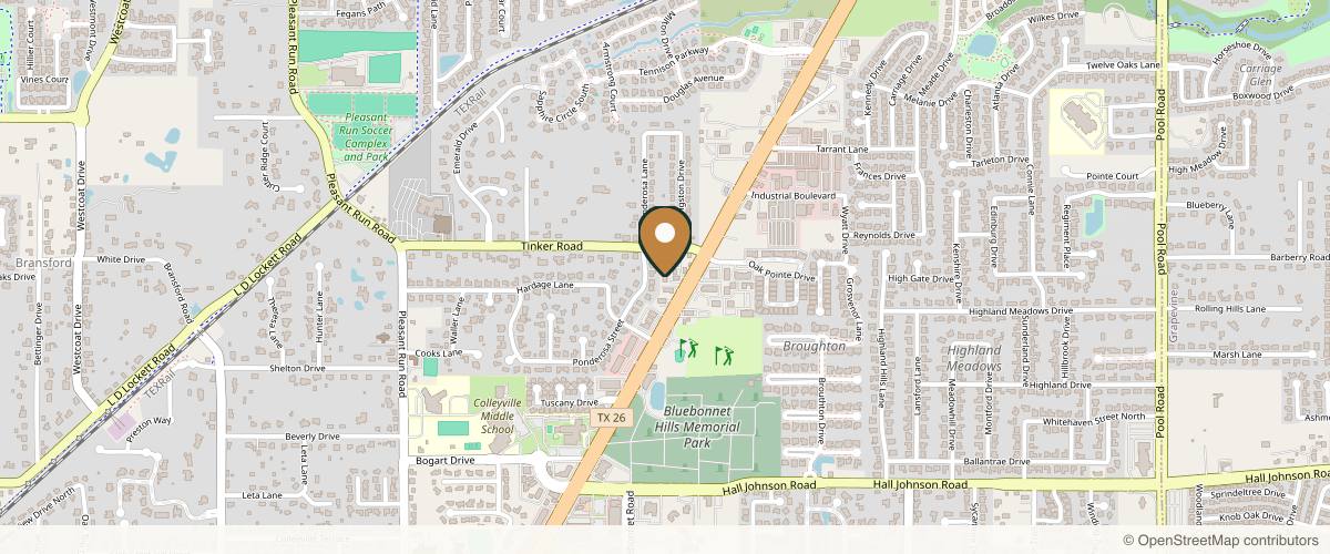 Map showing the exact location of InjectCo MedSpa Colleyville at 6222 Colleyville Blvd # B, Colleyville, TX 76034, USA