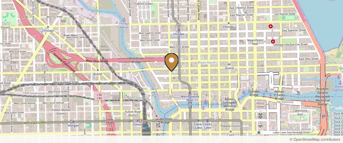 Map showing the exact location of Innovative MedSpa at 511 N Orleans St, Chicago, IL 60654, USA