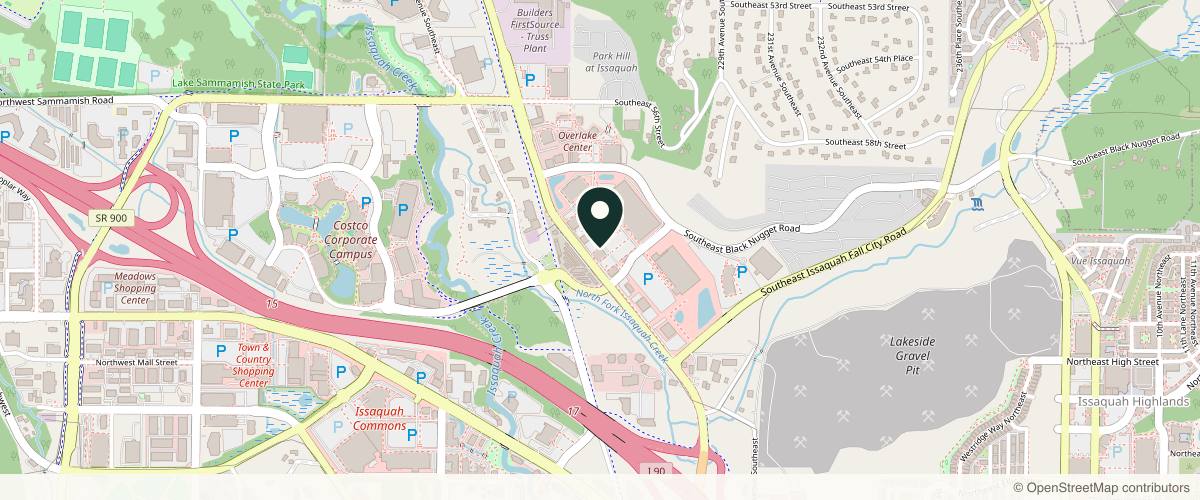 Map showing the exact location of InSpa Issaquah at 6150 E Lake Sammamish Pkwy SE, Issaquah, WA 98029, USA