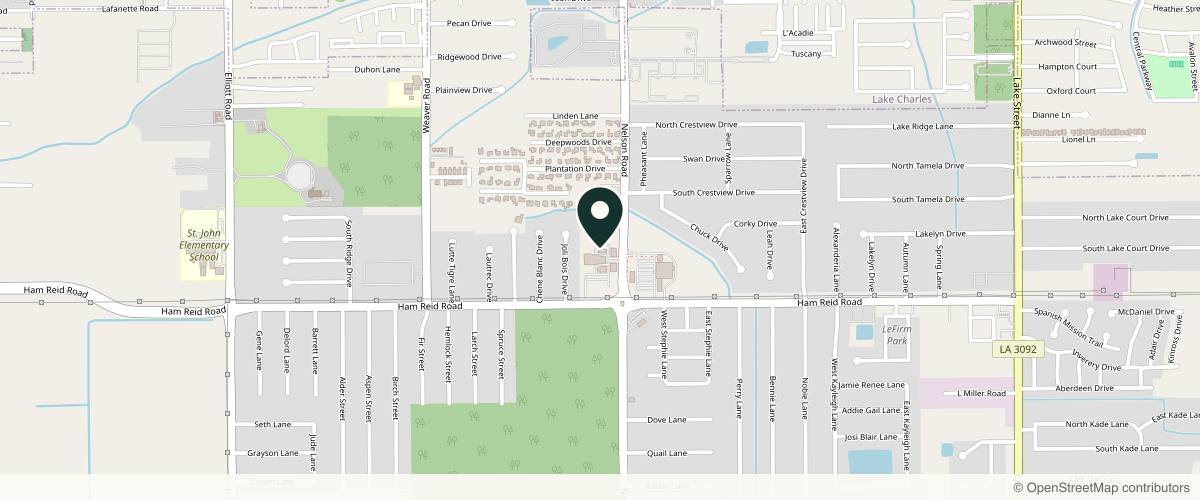 Map showing the exact location of Inspired Health & Wellness: Holley Kelley, DO at 5656 Nelson Rd Ste C1, Lake Charles, LA 70605, USA