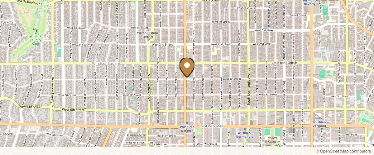 Map showing the exact location of IVE MEDICAL SPA at 356 S Western Ave #206, Los Angeles, CA 90020, USA