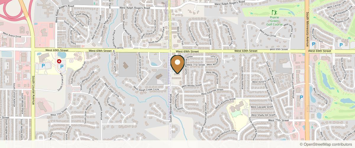 Map showing the exact location of JMISKO surgical design md at 6300 S Old Village Pl Unit 203, Sioux Falls, SD 57108, USA