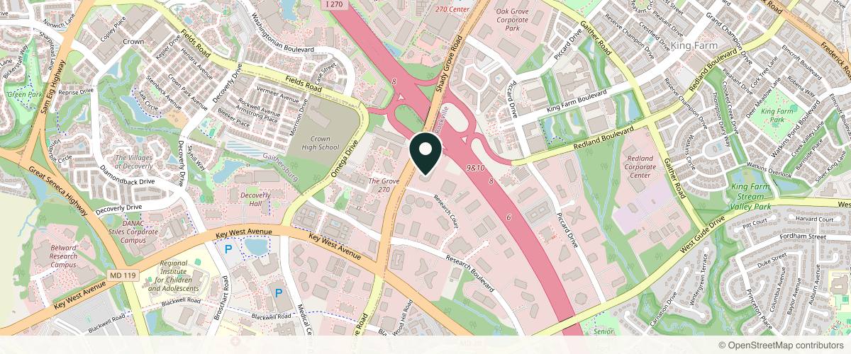 Map showing the exact location of Josef K Yeager, MD, FAAD - Dermatology at 15245 Shady Grove Rd #370, Rockville, MD 20850