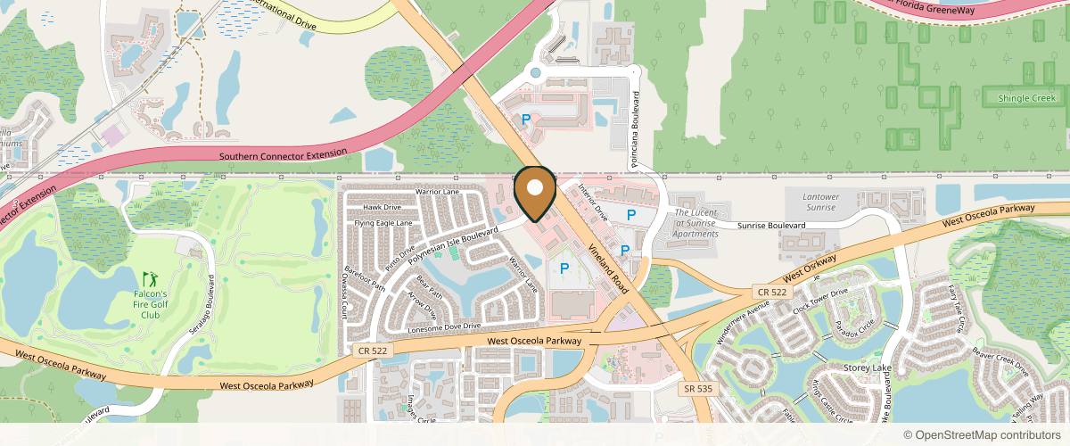 Map showing the exact location of Juves Aesthetics & Cosmetic Procedures at 3289 Oxford Dr, Kissimmee, FL 34746, USA