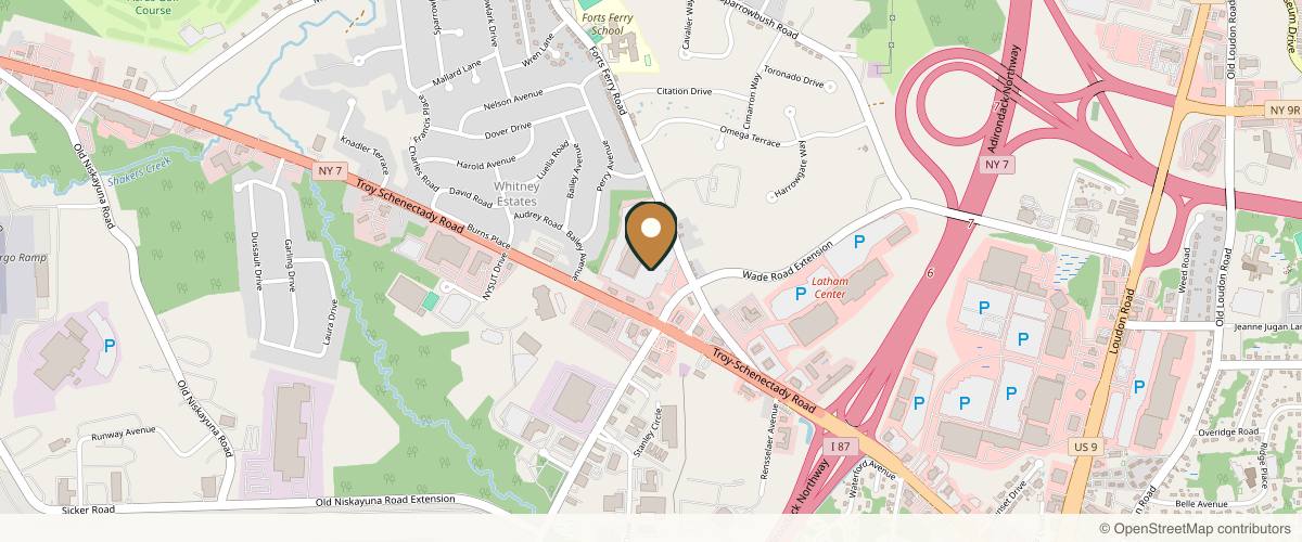 Map showing the exact location of K Plastic Surgery at 711 Troy-Schenectady Rd #206, Latham, NY 12110, USA