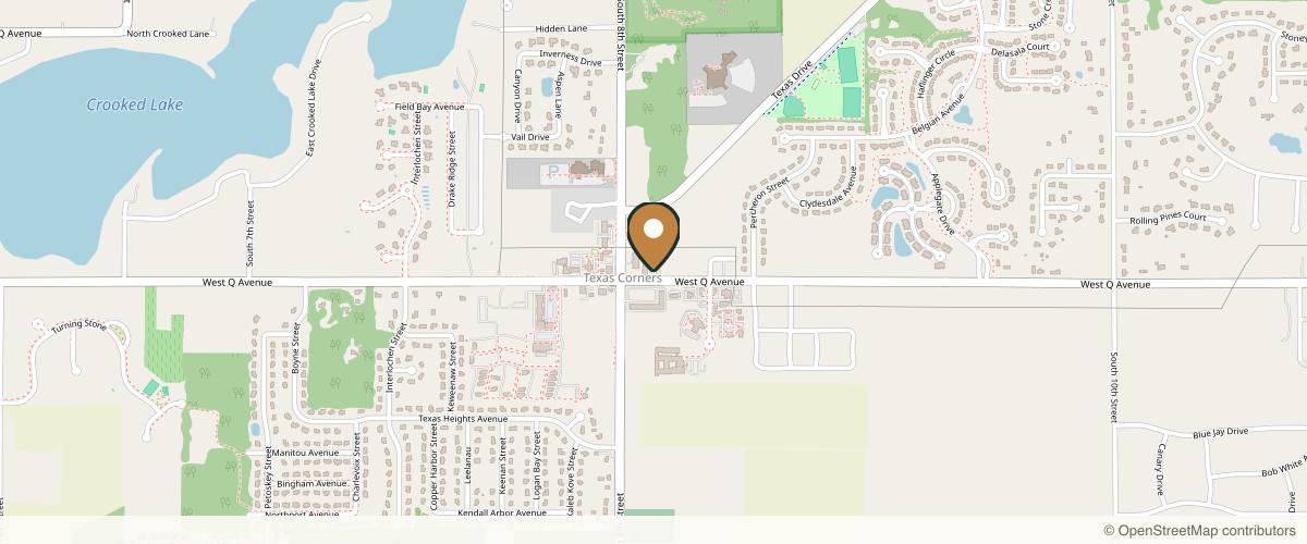 Map showing the exact location of Kalamazoo Rejuvenation Medical Spa at 6938 W Q Ave, Kalamazoo, MI 49009, USA