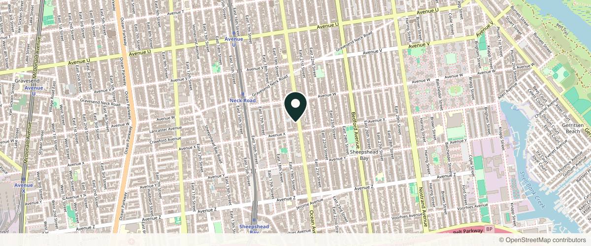 Map showing the exact location of Kalon Dermatology – Medical & Cosmetic Dermatology in Brooklyn at 2792 Ocean Ave 2nd Floor, Brooklyn, NY 11229