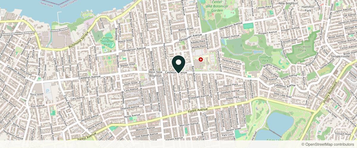 Map showing the exact location of Kalon Dermatology – Medical & Cosmetic Dermatology in Staten Island at 796 Castleton Ave, Staten Island, NY 10310