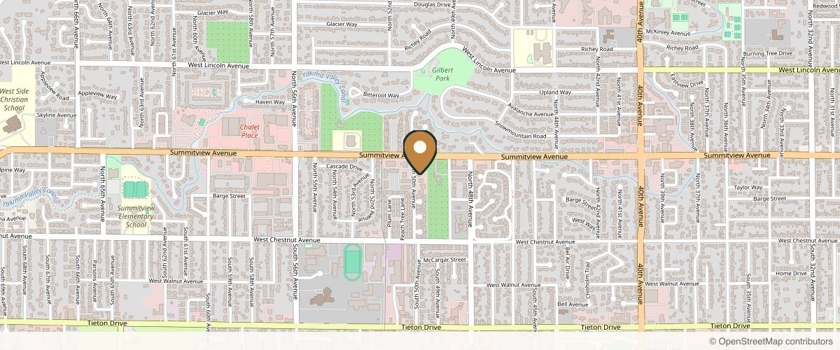 Map showing the exact location of Knight Dermatology and Wellness at 121 N 50th Ave, Yakima, WA 98908, USA