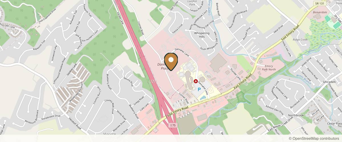 Map showing the exact location of Knoxville Glow Medical Weight Loss, Wellness & Aesthetics at 7714 Conner Rd #106, Powell, TN 37849, USA