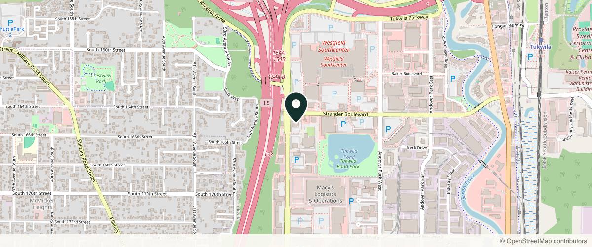 Map showing the exact location of La Belle Vie MedSpa at 16400 Southcenter Pkwy #100, Tukwila, WA 98188, USA