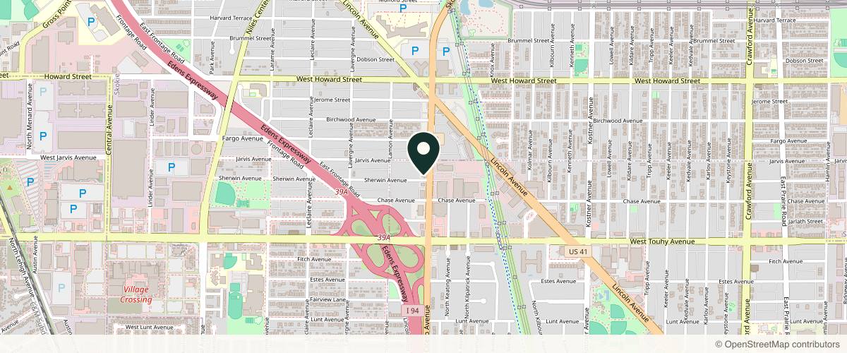 Map showing the exact location of Laccura Cosmetic Surgery & Wellness Center at 7350 N Cicero Ave, Lincolnwood, IL 60712, USA