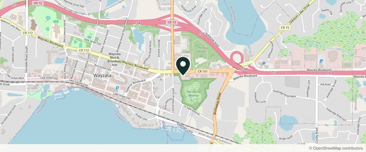 Map showing the exact location of LAK MedSpa at 1120 Wayzata Blvd Suite 100, Wayzata, MN 55391, USA