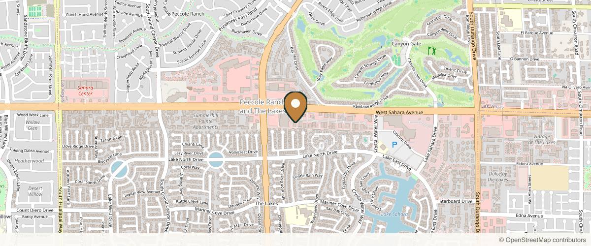 Map showing the exact location of Las Vegas Aesthetics® at 9081 W Sahara Ave Ste 230, Las Vegas, NV 89117, USA