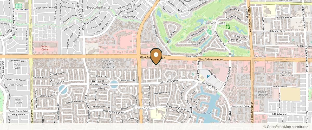 Map showing the exact location of Las Vegas Aesthetics® at 9081 W Sahara Ave Ste 230, Las Vegas, NV 89117, USA