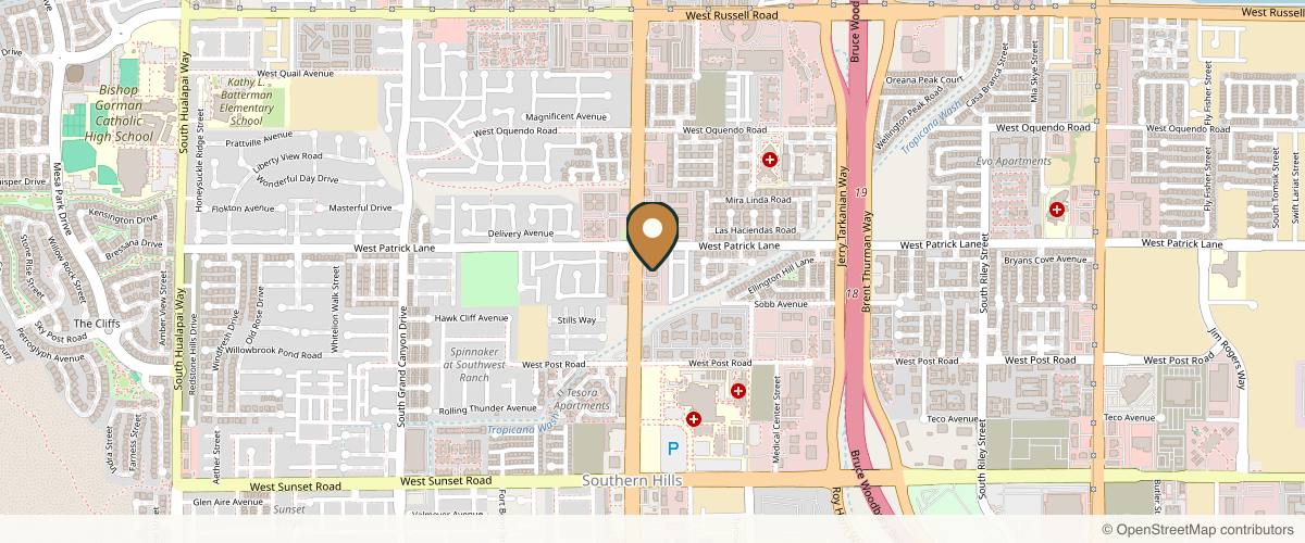 Map showing the exact location of Las Vegas Plastic Surgery: Jeffrey J. Roth M.D. F.A.C.S. at 6140 S Fort Apache Rd #100, Las Vegas, NV 89148, USA