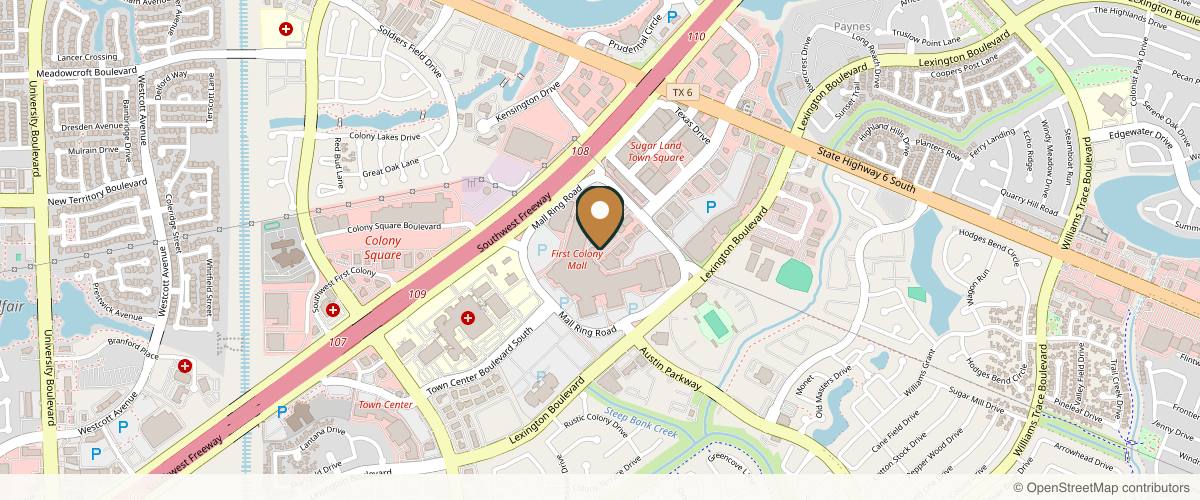 Map showing the exact location of LaserAway Sugar Land at 16535 Southwest Fwy, Sugar Land, TX 77479, USA