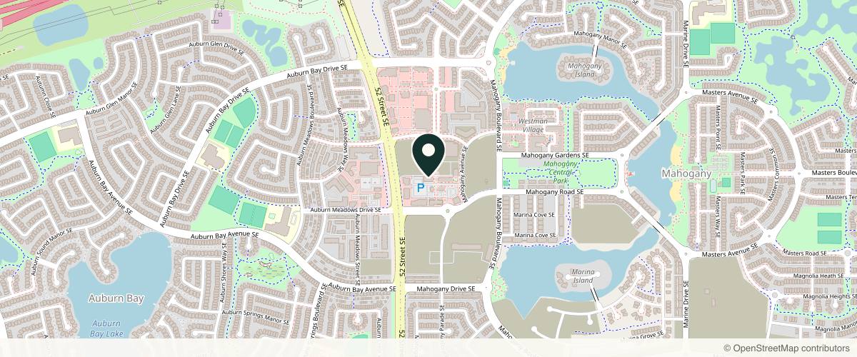 Map showing the exact location of Lavana Medical Aesthetics at 80 Mahogany Rd SE #1730, Calgary, AB T3M 3K9, Canada