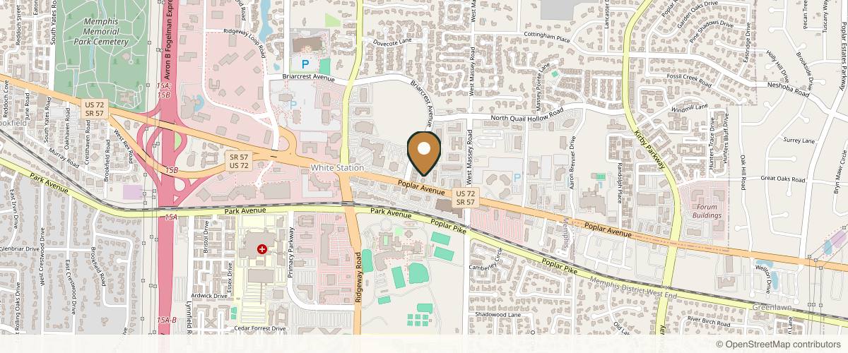 Map showing the exact location of Levy Dermatology PC at 6254 Poplar Ave, Memphis, TN 38119, USA