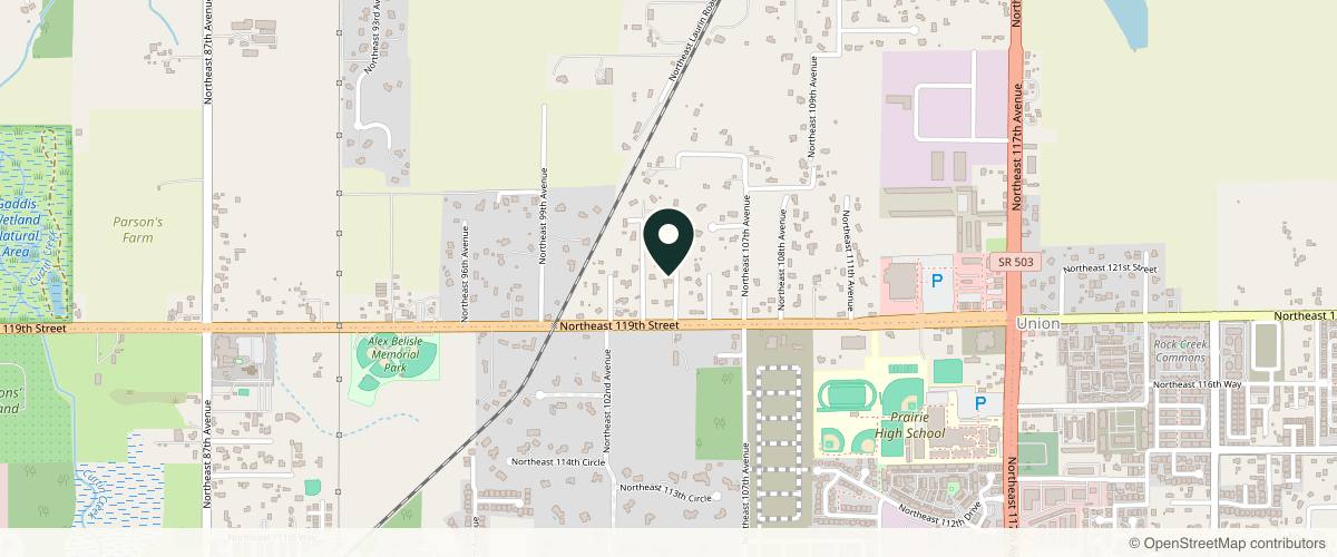 Map showing the exact location of Lifestyle Aesthetics at 12120 NE 104th Ave, Vancouver, WA 98662, USA
