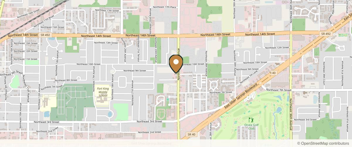 Map showing the exact location of Lift Facial Aesthetics at 812 NE 25th Ave b1, Ocala, FL 34470, USA