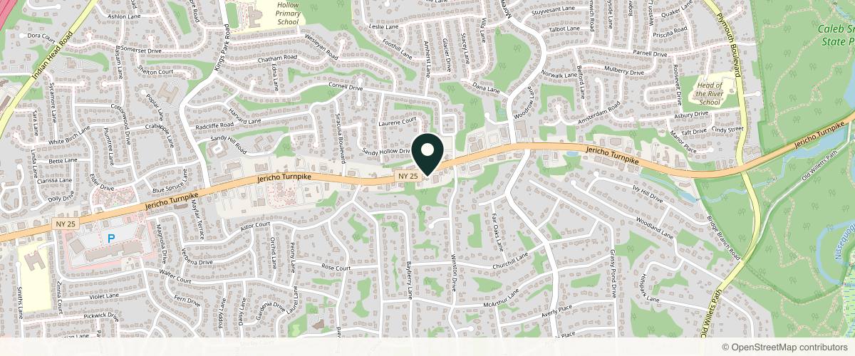 Map showing the exact location of Liquid Luxury Aesthetics at 1030 W Jericho Turnpike #5, Smithtown, NY 11787, USA
