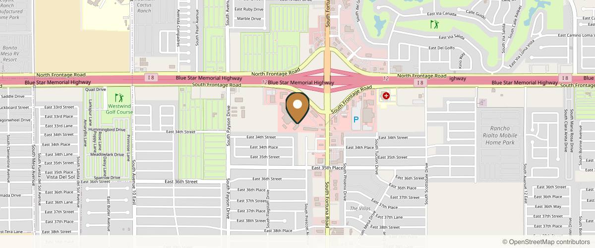 Map showing the exact location of Lotus Day Spa & Salon at 11274 S Fortuna Rd Ste B4, Yuma, AZ 85367, USA
