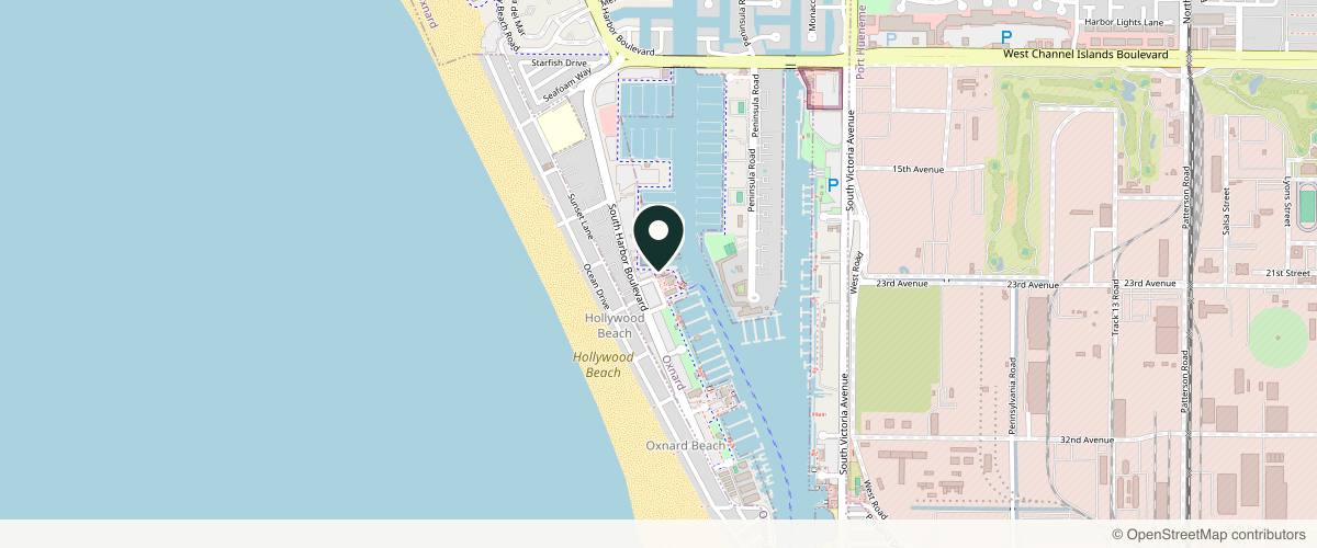 Map showing the exact location of Love Med Spa at 3500 Harbor Blvd #201, Oxnard, CA 93035, USA