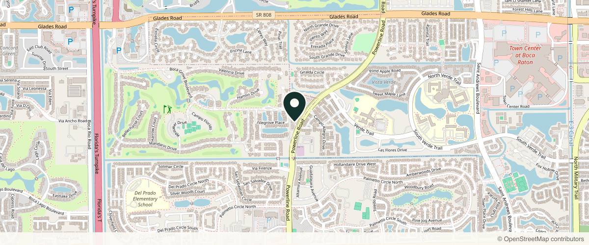 Map showing the exact location of Lumé Aesthetics at 21301 Powerline Rd #310, Boca Raton, FL 33433, USA