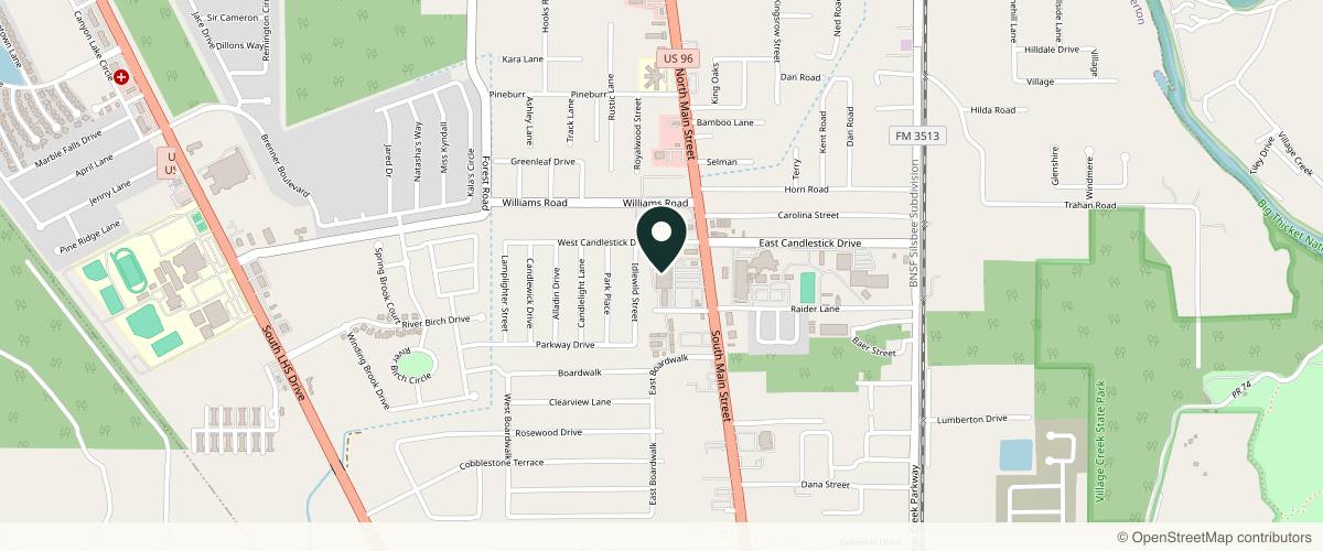 Map showing the exact location of Lumberton Medspa at 156 S Main St #120, Lumberton, TX 77657, USA