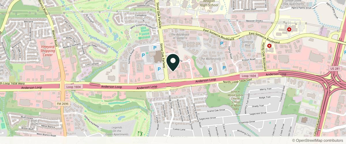Map showing the exact location of Lumyn Medspa at 18730 Stone Oak Pkwy Ste 106, San Antonio, TX 78258, USA