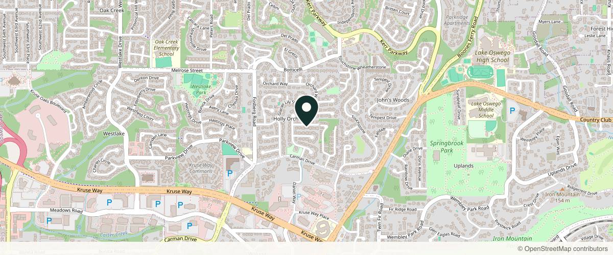 Map showing the exact location of M Aesthetics at 4052 Orchard Dr, Lake Oswego, OR 97035, USA