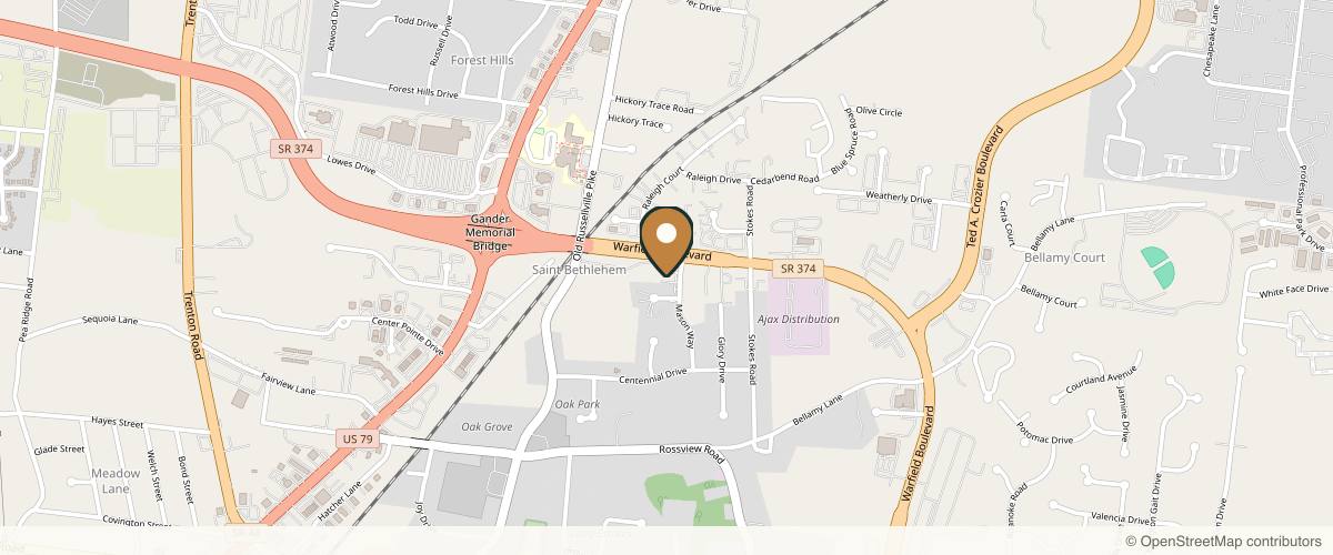 Map showing the exact location of Magnolia Dermatology Clinic at 276 Warfield Blvd, Clarksville, TN 37043, USA