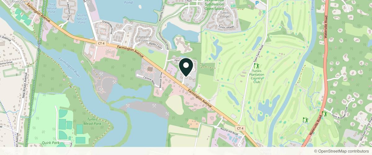 Map showing the exact location of Magnolia Med Spa at 4 Forest Park Dr Ste 4-1-LB, Farmington, CT 06032, USA
