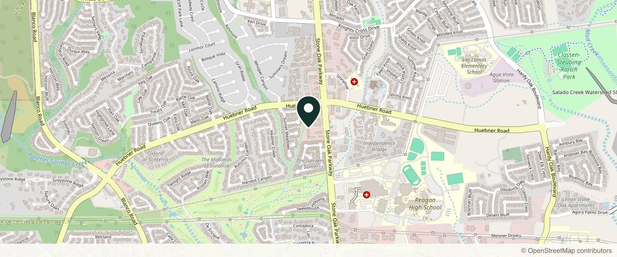 Map showing the exact location of Magnolia Medical & Aesthetics at 19141 Stone Oak Pkwy #504, San Antonio, TX 78258, USA