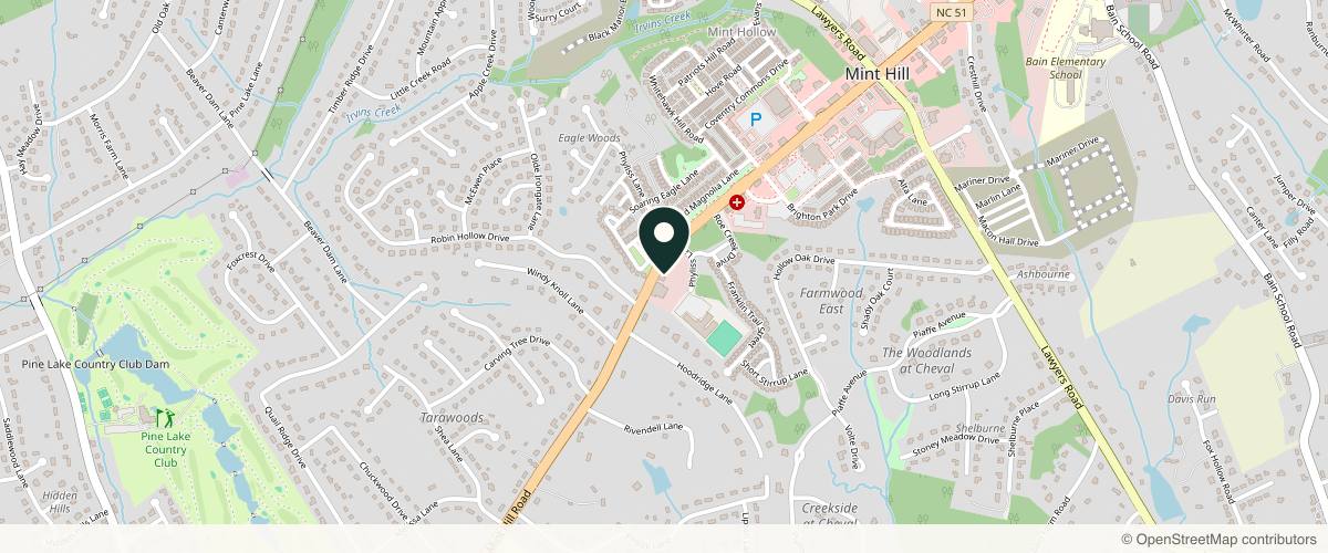 Map showing the exact location of Magnolia Medspa - Mint Hill Location at 5829 Phyliss Ln B, Mint Hill, NC 28227, USA