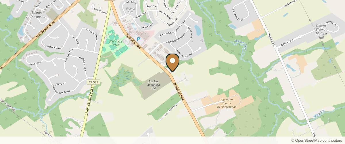 Map showing the exact location of Malik Medical Aesthetics at 201 Bridgeton Pike, Mullica Hill, NJ 08062, USA