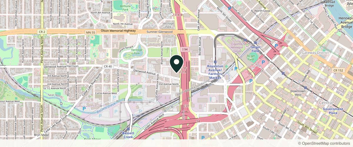 Map showing the exact location of Market Street Dermatology at 275 Market St Ste 215, Minneapolis, MN 55405
